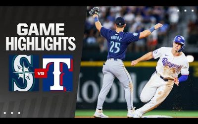 Mariners vs. Rangers Game Highlights (4/24/24) | MLB Highlights