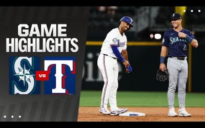 Mariners vs. Rangers Game Highlights (4/25/24) | MLB Highlights