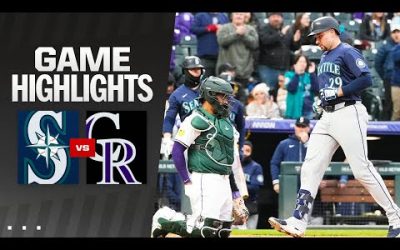 Mariners vs. Rockies Game Highlights (4/20/24) | MLB Highlights