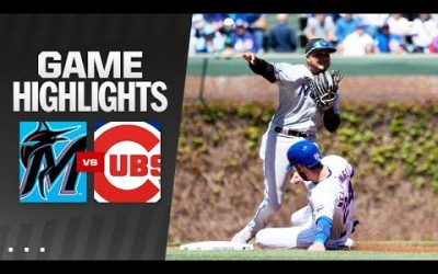 Marlins vs. Cubs Game Highlights (4/19/24) | MLB Highlights