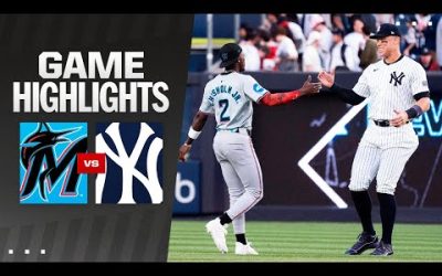 Marlins vs. Yankees Game Highlights (4/9/24) | MLB Highlights