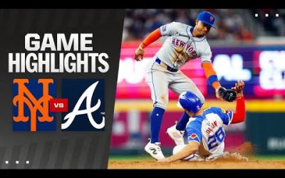 Mets vs. Braves Game Highlights (4/8/24) | MLB Highlights