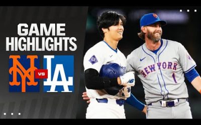 Mets vs. Dodgers Game Highlights (4/19/24) | MLB Highlights