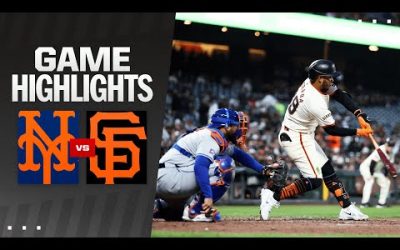 Mets vs. Giants Game Highlights (4/23/24) | MLB Highlights