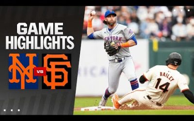 Mets vs. Giants Game Highlights (4/24/24) | MLB Highlights