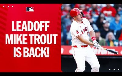 Mike Trout hits a leadoff homer for the first time since … 2012?!?! 😳