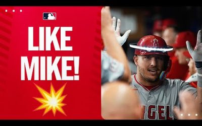 Mike Trout KEEPS CRUSHING! The Angels star ties the league lead in home runs!