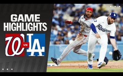 Nationals vs. Dodgers Game Highlights (4/15/24) | MLB Highlights