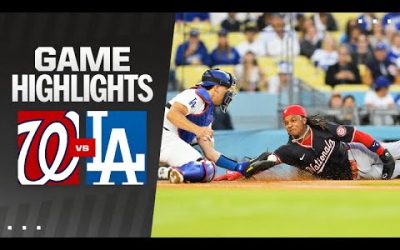 Nationals vs. Dodgers Game Highlights (4/16/24) | MLB Highlights