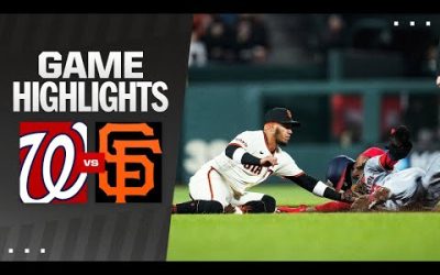 Nationals vs. Giants Game Highlights (4/9/24) | MLB Highlights