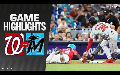 Nationals vs. Marlins Game Highlights (4/27/24) | MLB Highlights