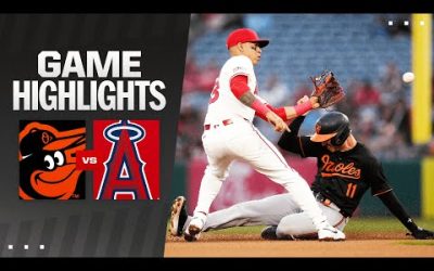 Orioles vs. Angels Game Highlights (4/22/24) | MLB Highlights