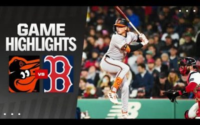 Orioles vs. Red Sox Game Highlights (4/10/24) | MLB Highlights