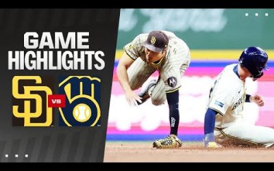 Padres vs. Brewers Game Highlights (4/16/24) | MLB Highlights