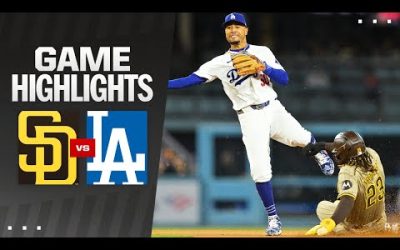 Padres vs. Dodgers Game Highlights (4/12/24) | MLB Highlights