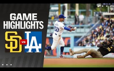 Padres vs. Dodgers Game Highlights (4/14/24) | MLB Highlights