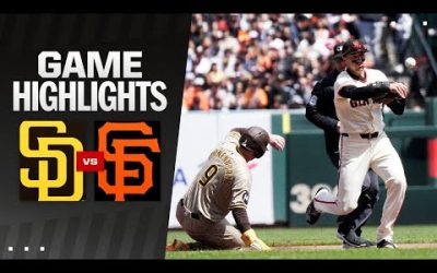 Padres vs. Giants Game Highlights (4/5/24) | MLB Highlights