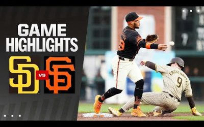 Padres vs. Giants Game Highlights (4/6/24) | MLB Highlights