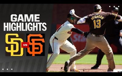 Padres vs. Giants Game Highlights (4/7/24) | MLB Highlights