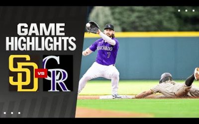 Padres vs. Rockies Game Highlights (4/22/24) | MLB Highlights