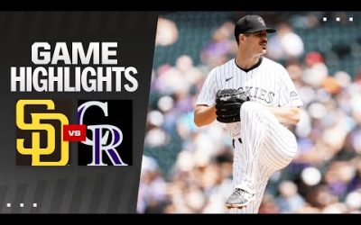 Padres vs. Rockies Game Highlights (4/25/24) | MLB Highlights