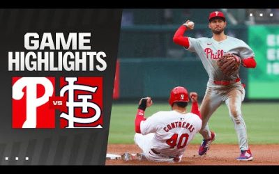 Phillies vs. Cardinals Game Highlights (4/10/24) | MLB Highlights