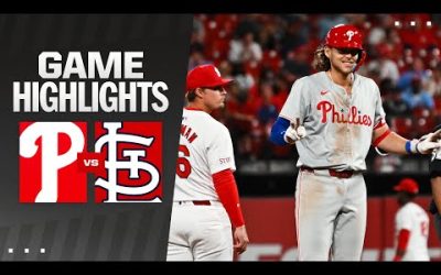 Phillies vs. Cardinals Game Highlights (4/8/24) | MLB Highlights