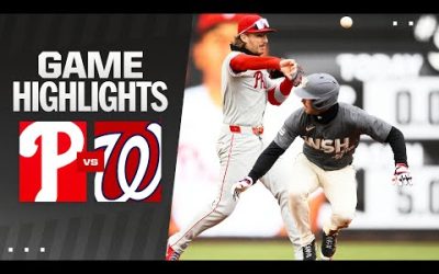 Phillies vs. Nationals Game Highlights (4/6/24) | MLB Highlights