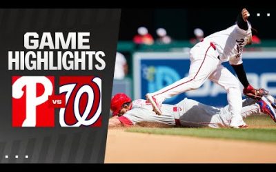 Phillies vs. Nationals Game Highlights (4/7/24) | MLB Highlights