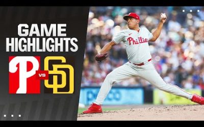 Phillies vs. Padres Game Highlights (4/27/24) | MLB Highlights