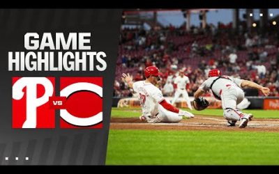 Phillies vs. Reds Game Highlights (4/23/24) | MLB Highlights