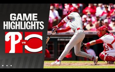 Phillies vs. Reds Game Highlights (4/25/24) | MLB Highlights