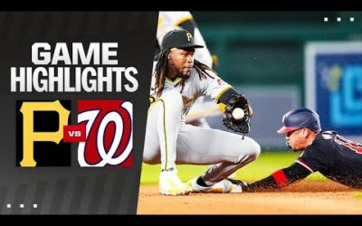 Pirates vs. Nationals Game Highlights (4/3/24) | MLB Highlights