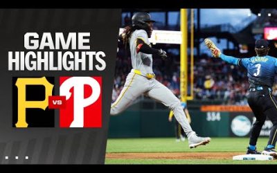 Pirates vs. Phillies Game Highlights (4/12/24) | MLB Highlights