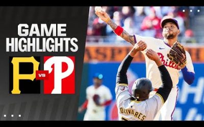 Pirates vs. Phillies Game Highlights (4/13/24) | MLB Highlights