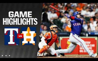 Rangers vs. Astros Game Highlights (4/12/24) | MLB Highlights