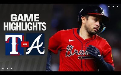 Rangers vs. Braves Game Highlights (4/19/24) | MLB Highlights