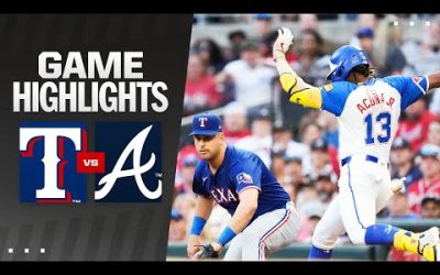 Rangers vs. Braves Game Highlights (4/20/24) | MLB Highlights