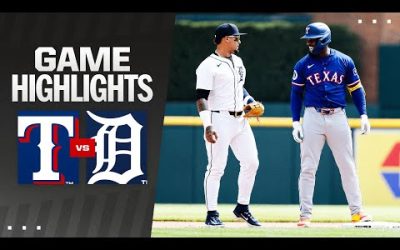 Rangers vs. Tigers Game Highlights (4/18/24) | MLB Highlights