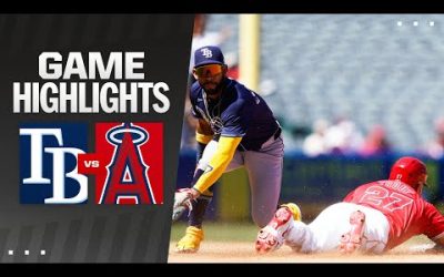 Rays vs. Angels Game Highlights (4/10/24) | MLB Highlights