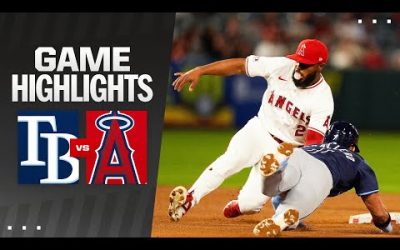 Rays vs. Angels Game Highlights (4/8/24) | MLB Highlights