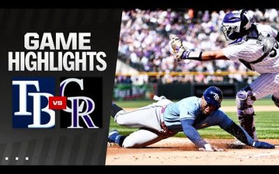 Rays vs. Rockies Game Highlights (4/5/24) | MLB Highlights