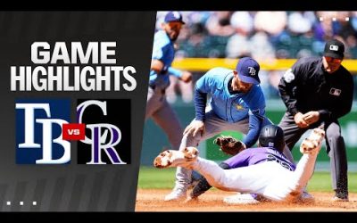 Rays vs. Rockies Game Highlights (4/7/24) | MLB Highlights