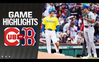 Red Sox vs. Cubs Game Highlights (4/27/24) | MLB Highlights