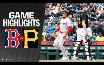 Red Sox vs. Pirates Game Highlights (4/21/24) | MLB Highlights