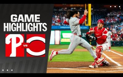 Reds vs. Phillies Game Highlights (4/1/24) | MLB Highlights