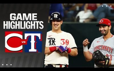 Reds vs. Rangers Game Highlights (4/26/24) | MLB Highlights