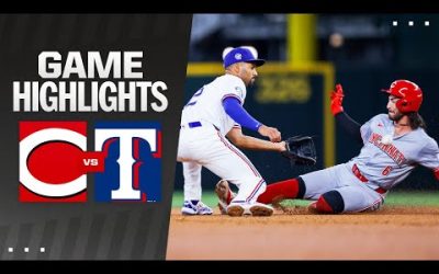 Reds vs. Rangers Game Highlights (4/27/24) | MLB Highlights