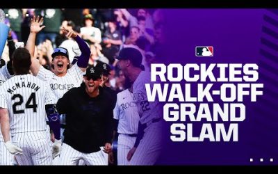 Rockies crush an unbelievable WALK-OFF GRAND SLAM!! 😲