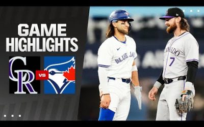 Rockies vs. Blue Jays Game Highlights (4/12/24) | MLB Highlights